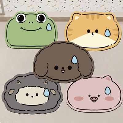 동글동글 애니멀 땀삐질 빨아쓰는 규조토 발매트