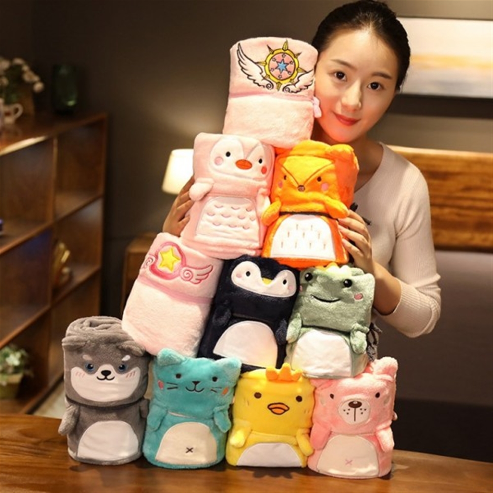 롤업 캐릭터 담요 선물 기념품 증정품 이벤트 극세사소재